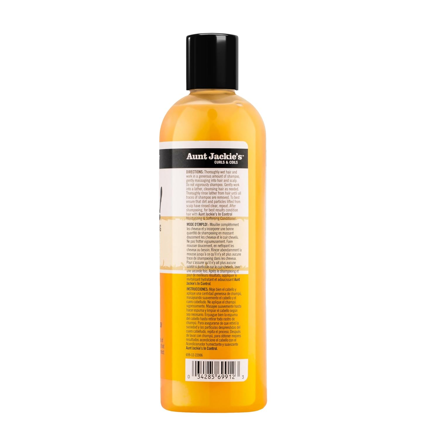Curls and Coils Oh so Clean Deep Moisturizing and Softening Hair Shampoo for Natural Curls, Coils and Waves, Enriched Shea Butter, 12 Oz - Image 7
