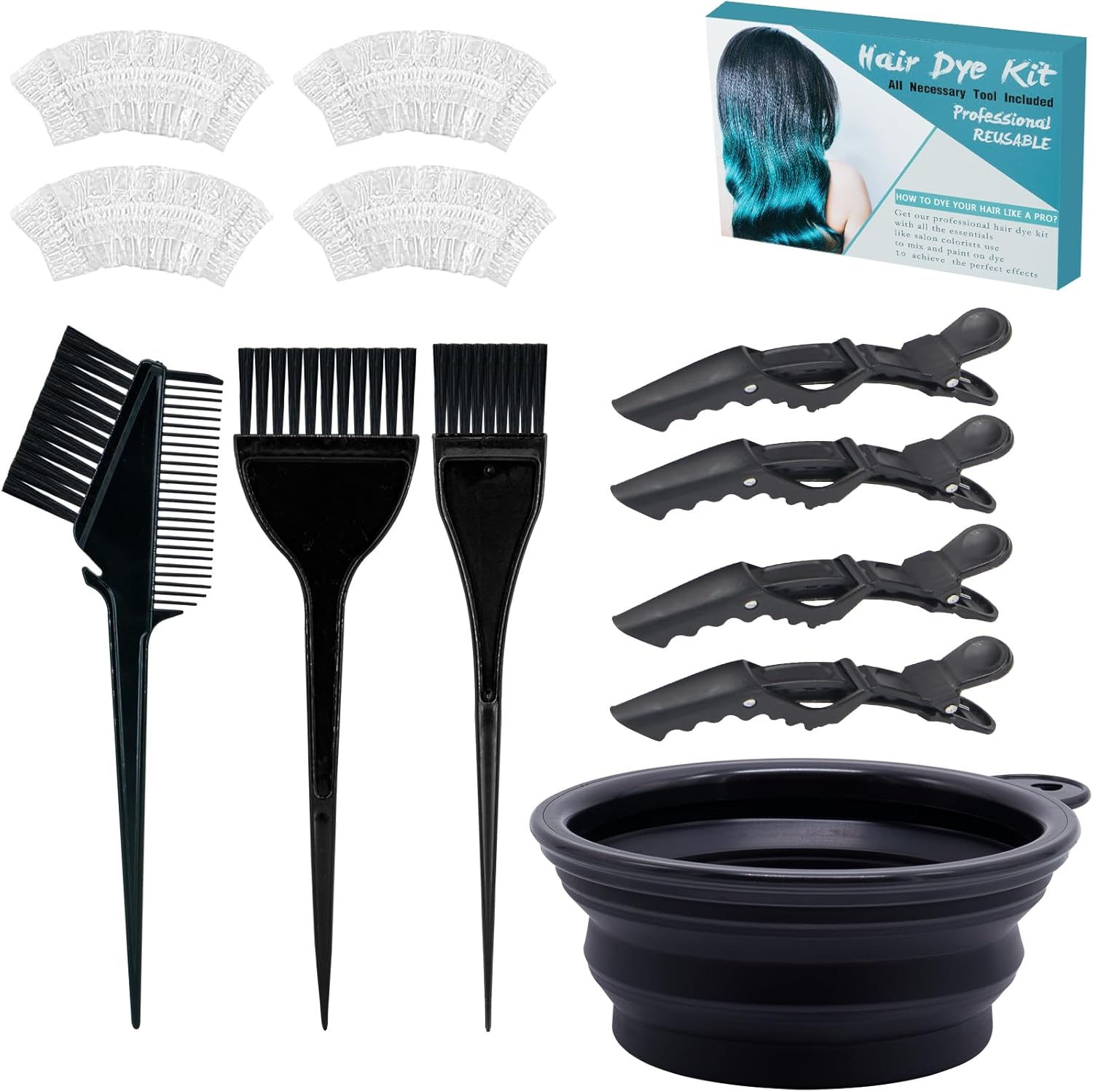 12Pcs Hair Bleach Kit, Professional Hair Coloring Products