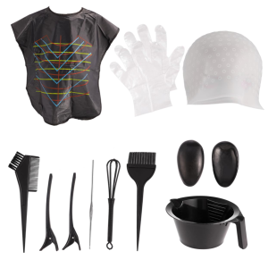 Hair Dyeing Tool Kit Stylist Apron Haircut Fashion Hair Dyeing for Salon Home
