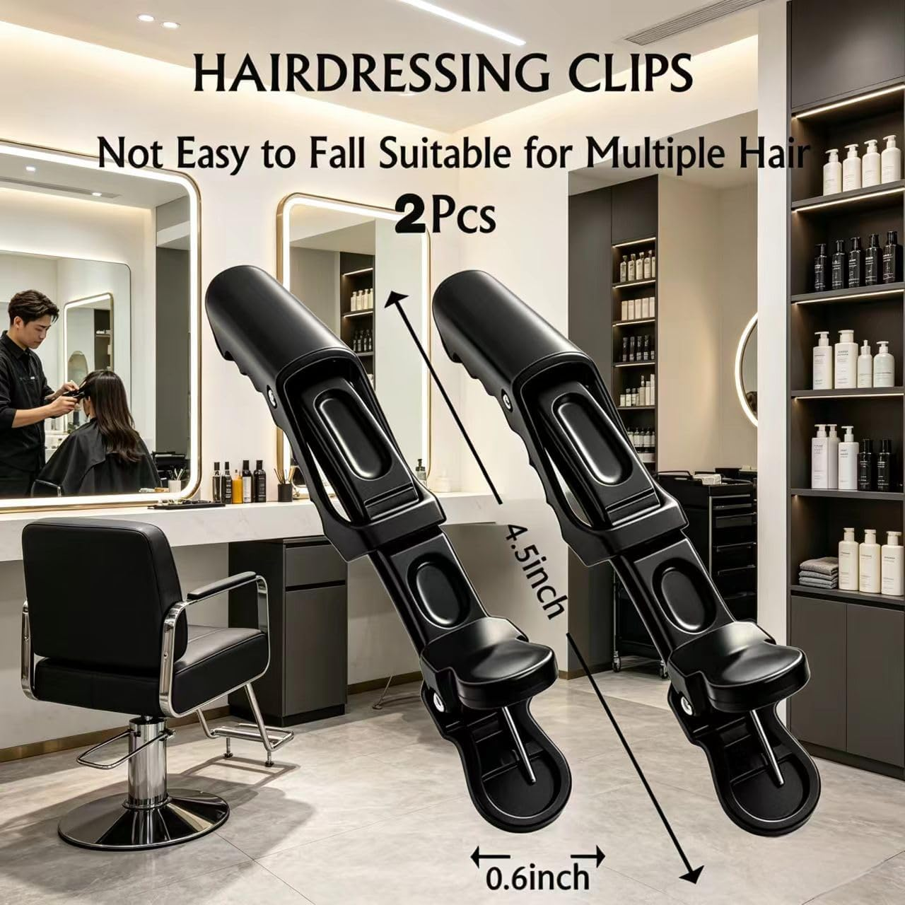 6Pcs Professional Salon Hair Coloring Dyeing Kit, Hair Bleach Dit Hair Coloring Products with Hair Dye Brush, Hair Color Bowl, Hair Clips - Image 6