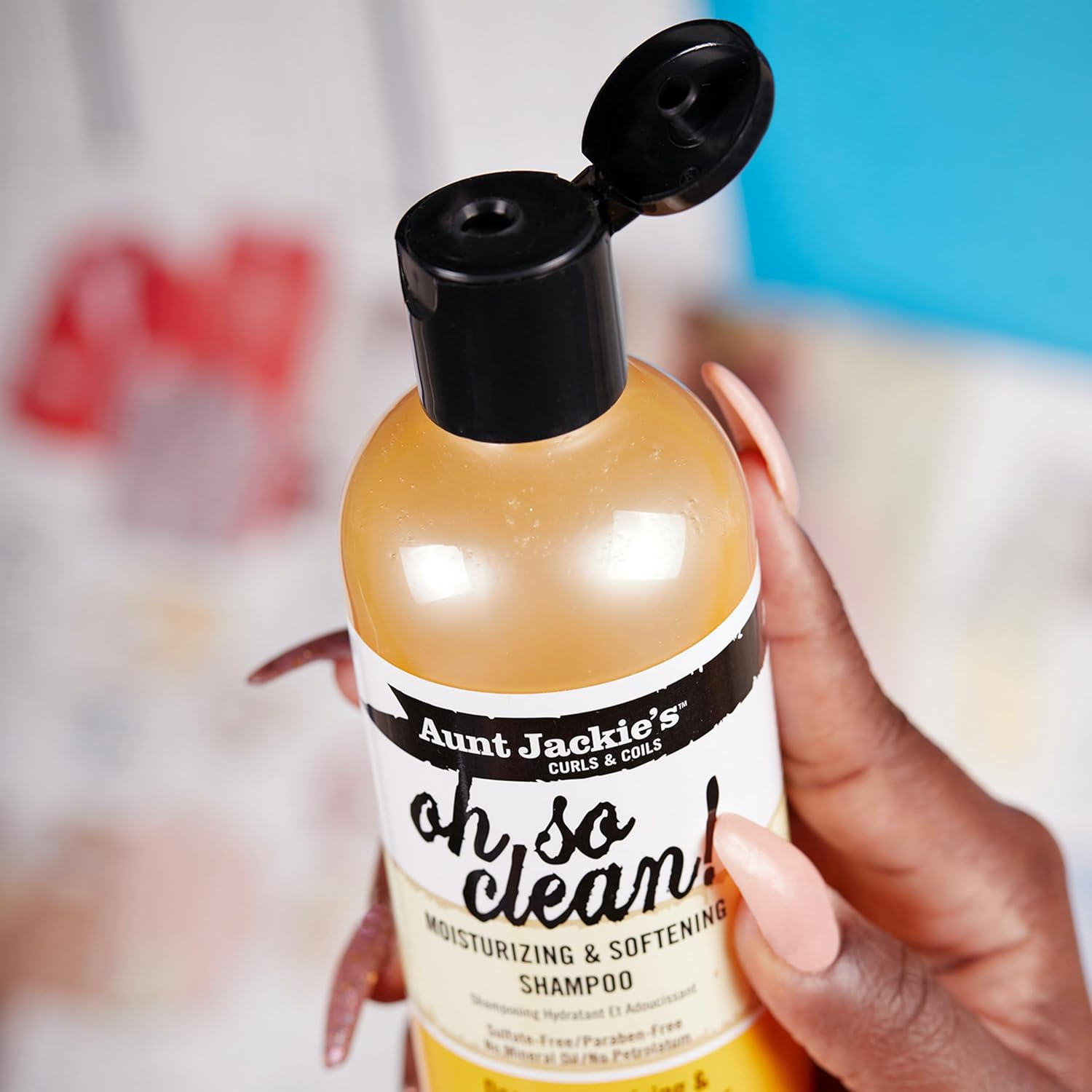 Curls and Coils Oh so Clean Deep Moisturizing and Softening Hair Shampoo for Natural Curls, Coils and Waves, Enriched Shea Butter, 12 Oz - Image 5
