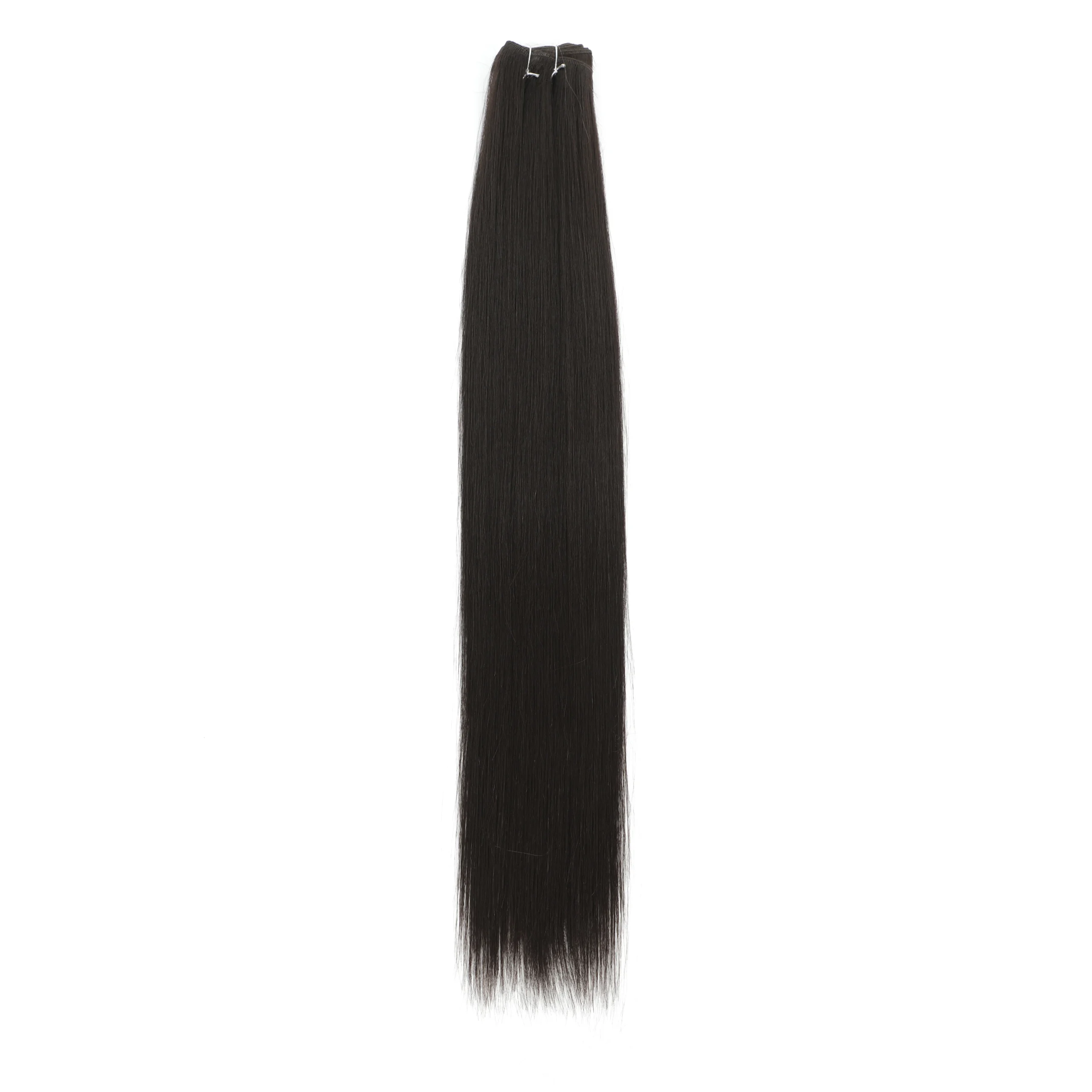 Bone Straight Hair Bundles Salon Natural Hair Extensions Fake Fibers Super Long Synthetic Yaki Straight Hair Weaving Full to End - Image 12
