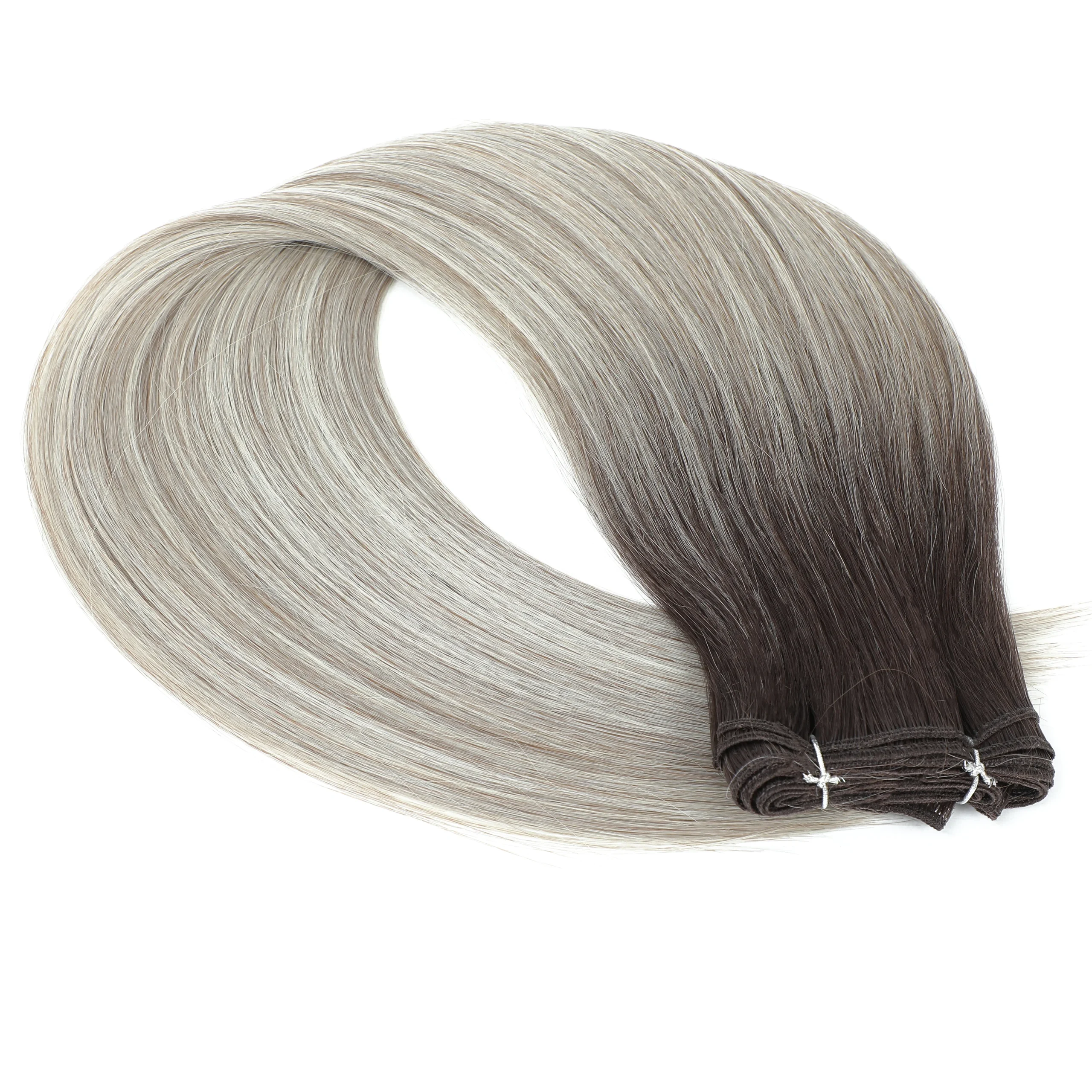 Bone Straight Hair Bundles Salon Natural Hair Extensions Fake Fibers Super Long Synthetic Yaki Straight Hair Weaving Full to End - Image 14