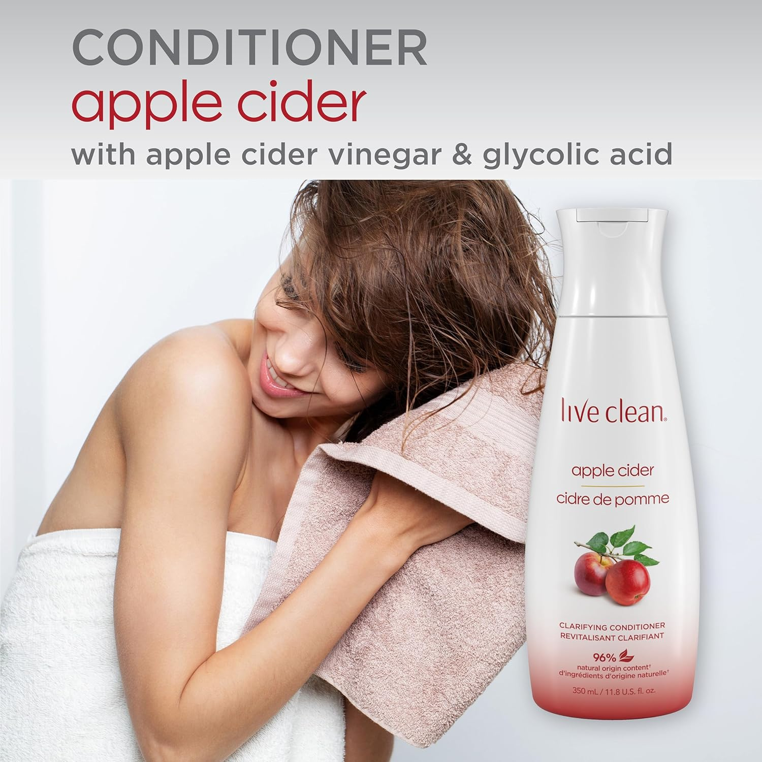 Conditioner, Ultra Light Apple Cider, 12 Oz - Image 3