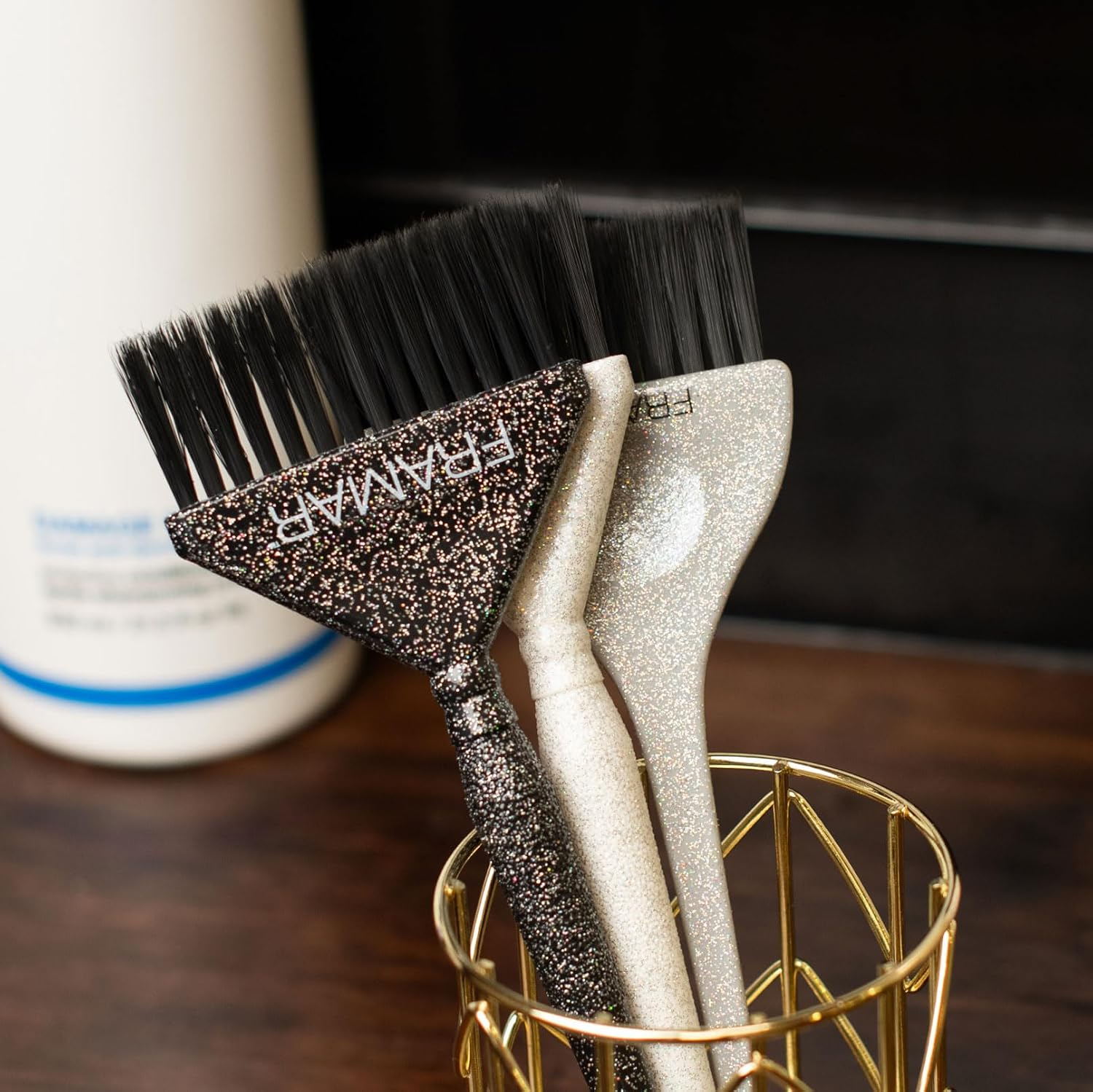 Glitter Hair Color Brush Set, Hair Dye Brush Kit - Image 7