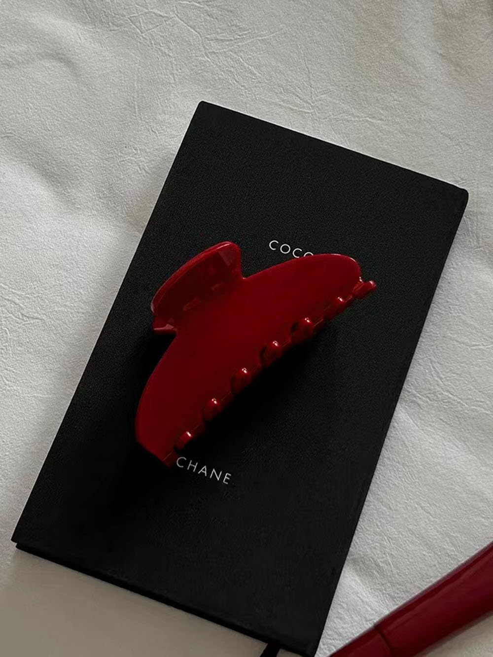 Hair Claw Clips for Women, Red Hair Clips Nonslip Retro Hair Clips for Thick & Thin Hair & Curly Hair Fashion Hair Accessories - Image 7