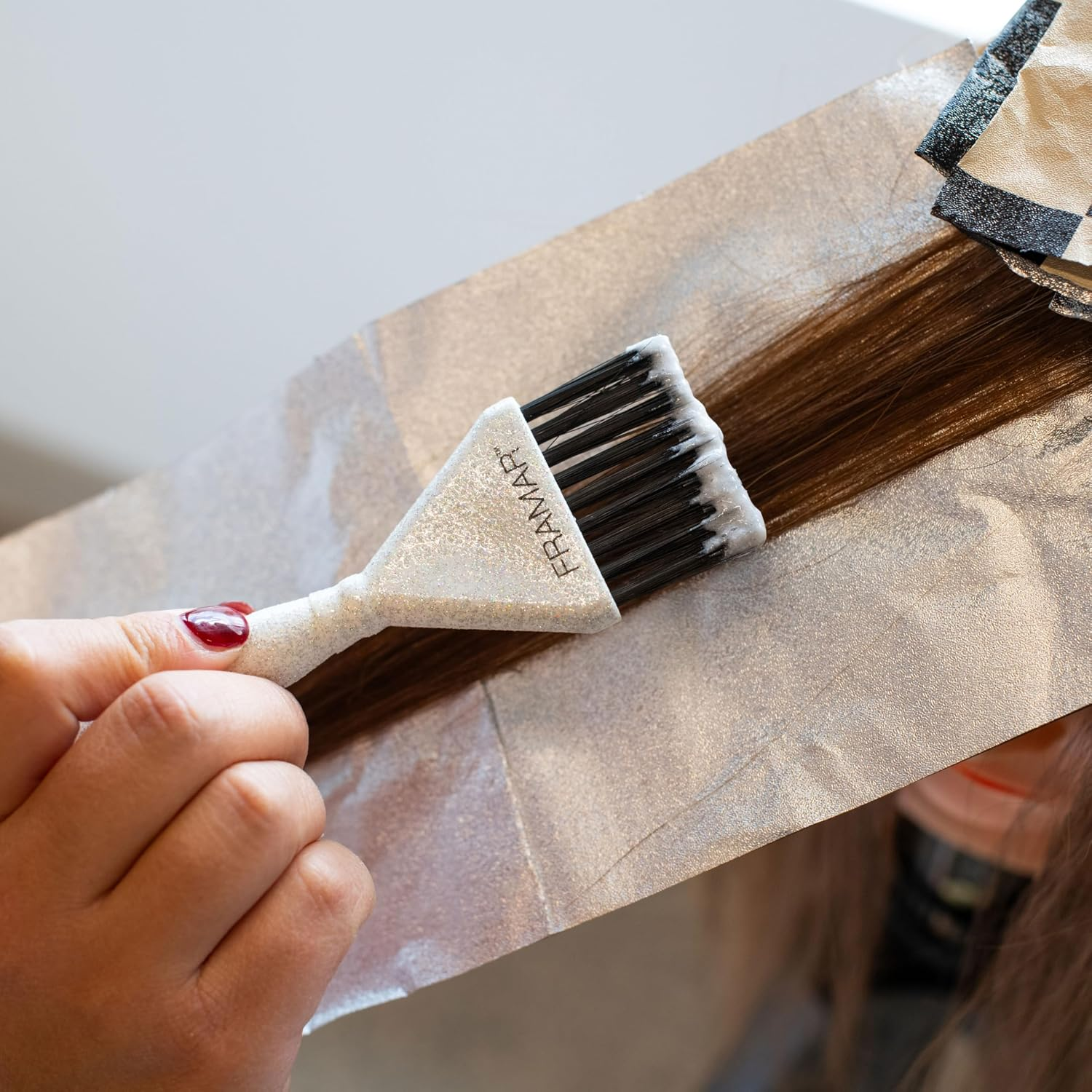 Glitter Hair Color Brush Set, Hair Dye Brush Kit - Image 5