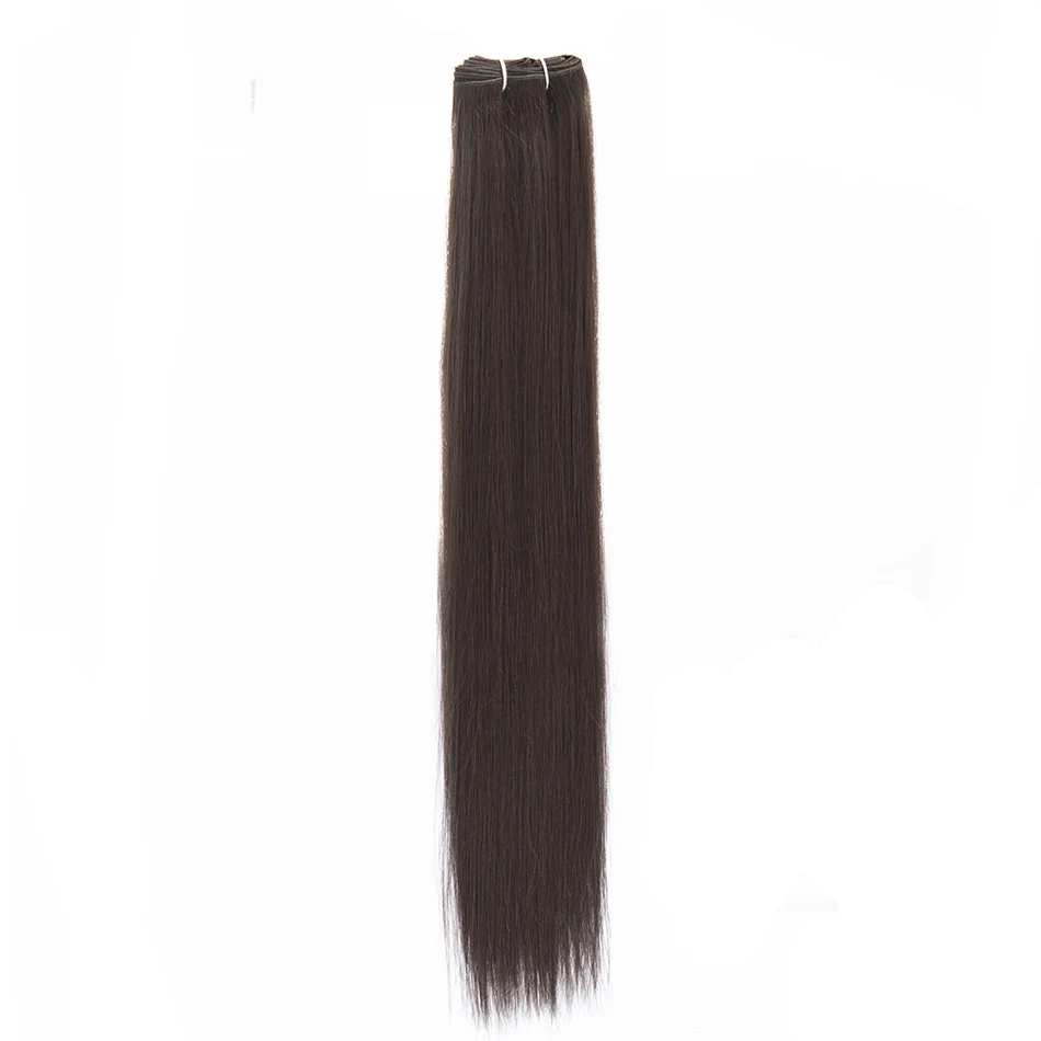 Bone Straight Hair Bundles Salon Natural Hair Extensions Fake Fibers Super Long Synthetic Yaki Straight Hair Weaving Full to End - Image 15
